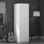 1 Door MDF Opulent Wardrobe in White