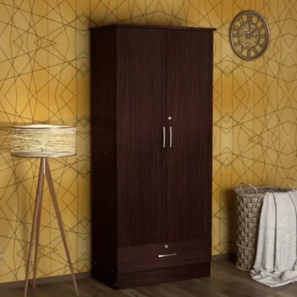 2 Door Wardrobe with 1 Drawer