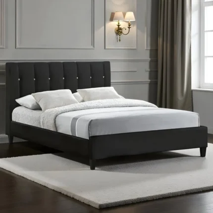 Button Elegant Tufted Vino Bed