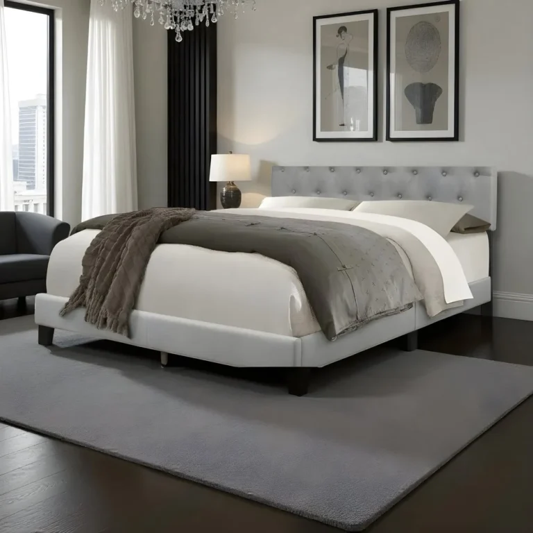 Gargan Elegant Upholstered Panel Bed