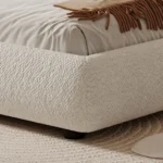 Modern Boucle Bed Frame