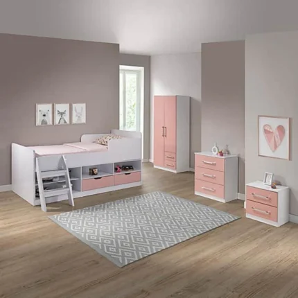 Premium Pink Bedroom Set