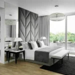 Sheron Luxurious wall panels bed