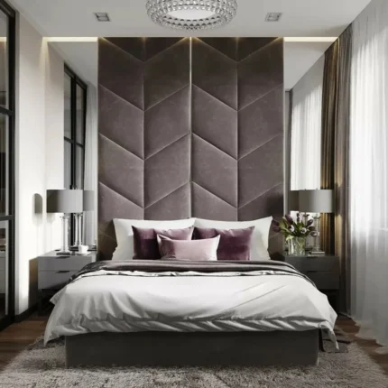 Sheron Luxurious wall panels bed