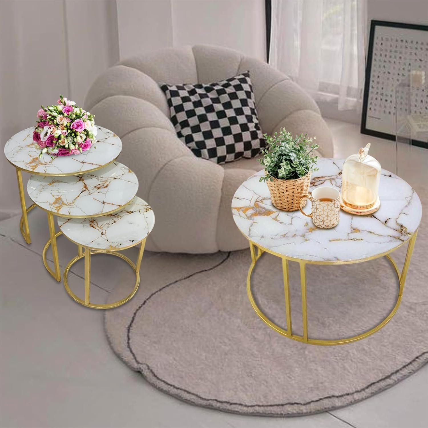 Center Luxurious Table Set - Coziness Home