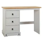 White 3 Drawers Corona Dressing Table