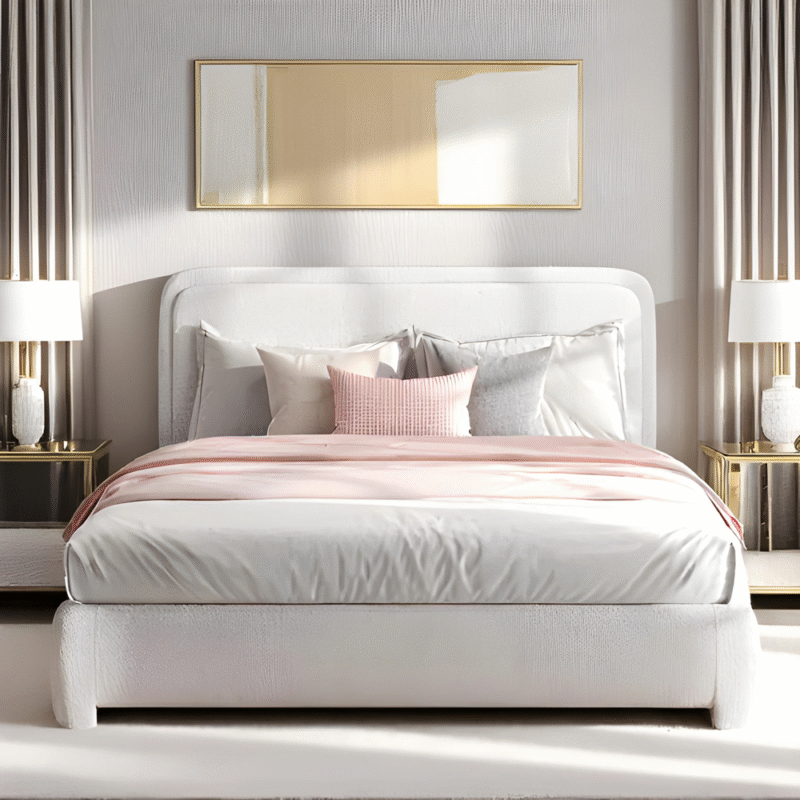 Bensu bed with Rounded Corners