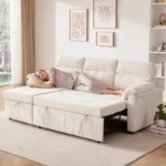 Upholstered Sleeper Sofa L Shape Sofa Bed