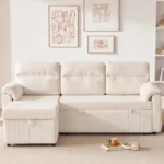 Upholstered Sleeper Sofa L Shape Sofa Bed