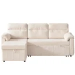Upholstered Sleeper Sofa L Shape Sofa Bed