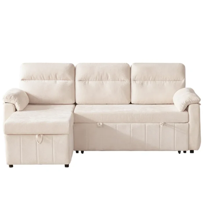 Upholstered Sleeper Sofa L Shape Sofa Bed