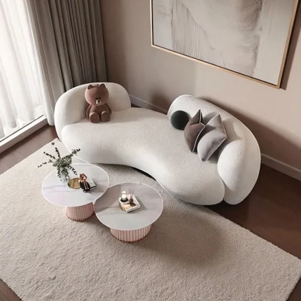 Cloud Wave Curved Sofa