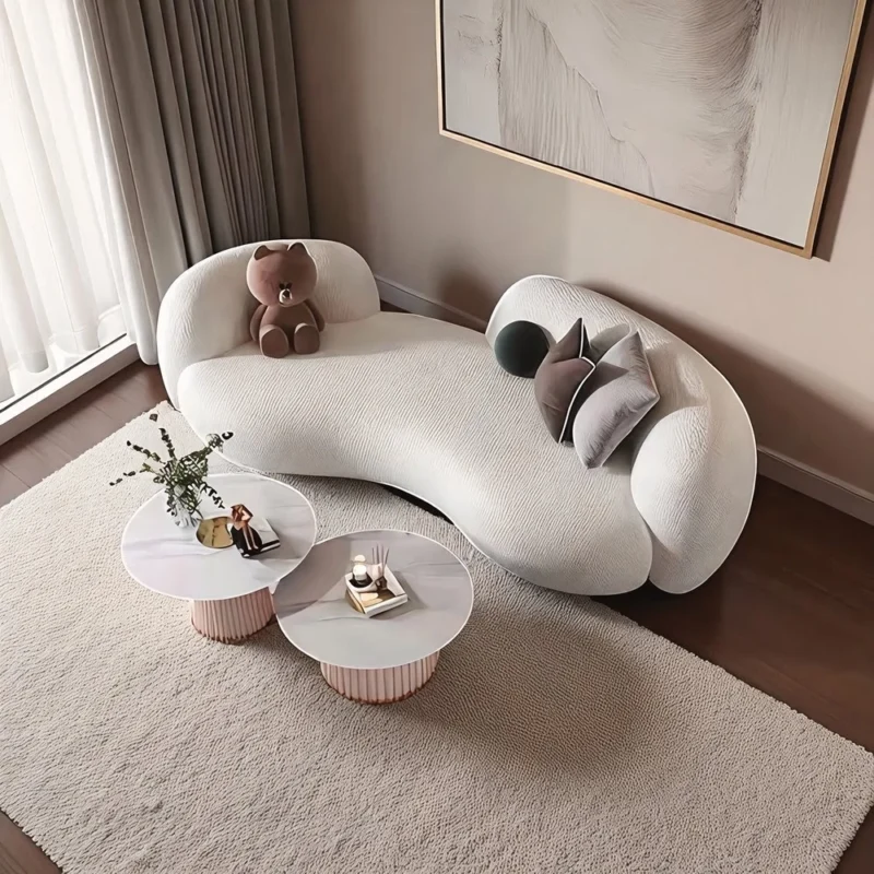 Cloud Wave Curved Sofa