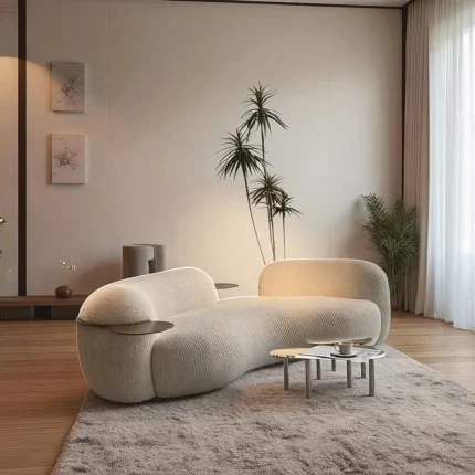 Cloudform Bouclé Chaise Sofa