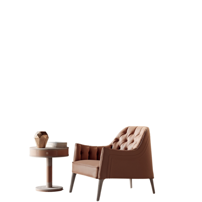 Elysian Leather Accent Chair