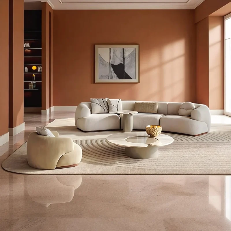 The Monaco Luxe Curved Sofa Set