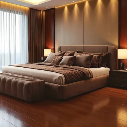 Twilight Serenity Upholstered Bed