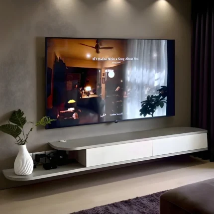 Echo Gray Floating TV Console