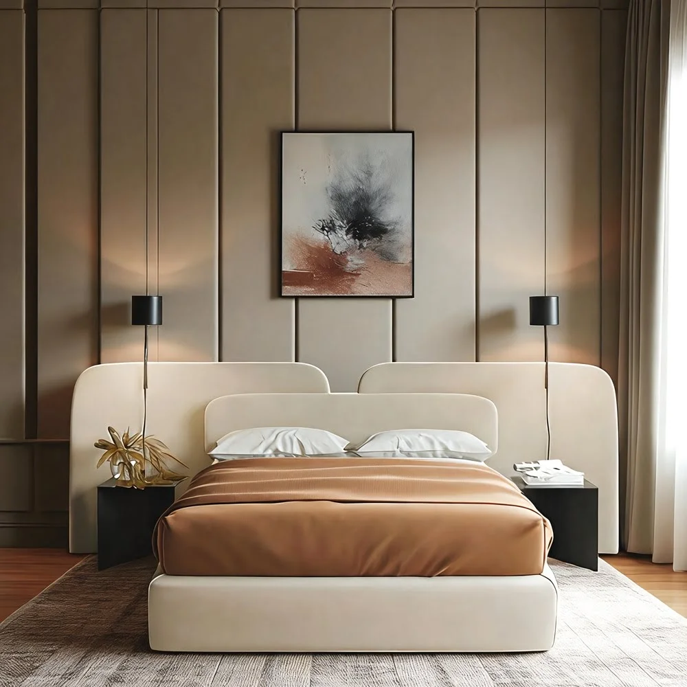 OasisBliss Upholstered Platform Bed