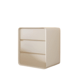 Minimalist White Curve Nightstand