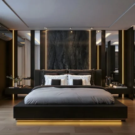 Ebon Luxe Modern Bedroom Set