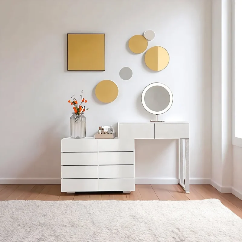 Elegance White Vanity Dresser