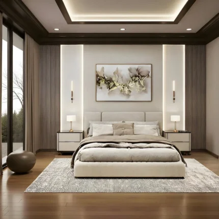 Elysian Upholstered Platform Bed