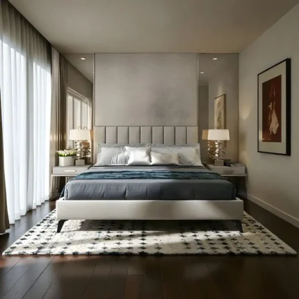 Ethereal Tufted Upholstered Platform Bed