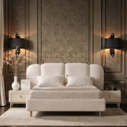 Opulent Quill Tufted Upholstered Bed Suite
