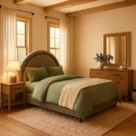 Serene Whisper Curved Bed