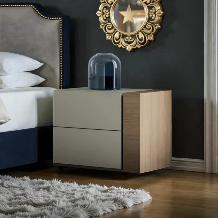 Accent Stripe Nightstand