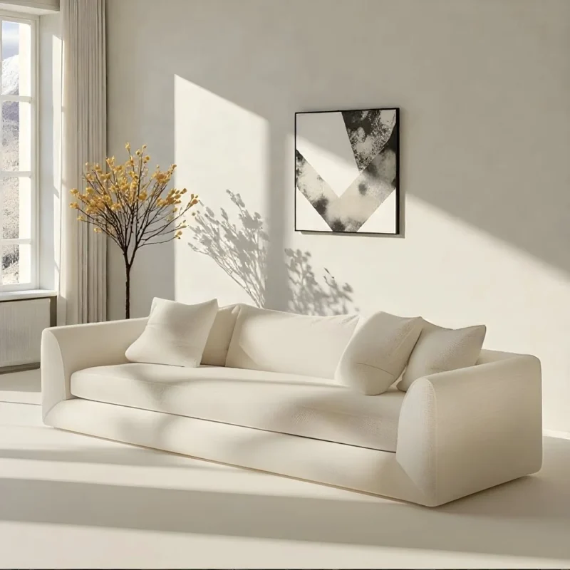 Aura Bouclé Cloud Sofa