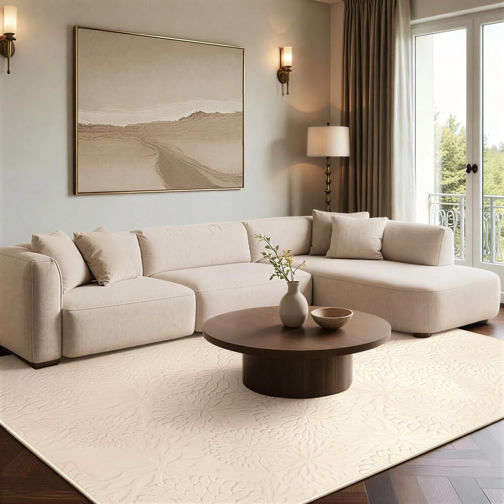 Beige Modular Corner Sofa