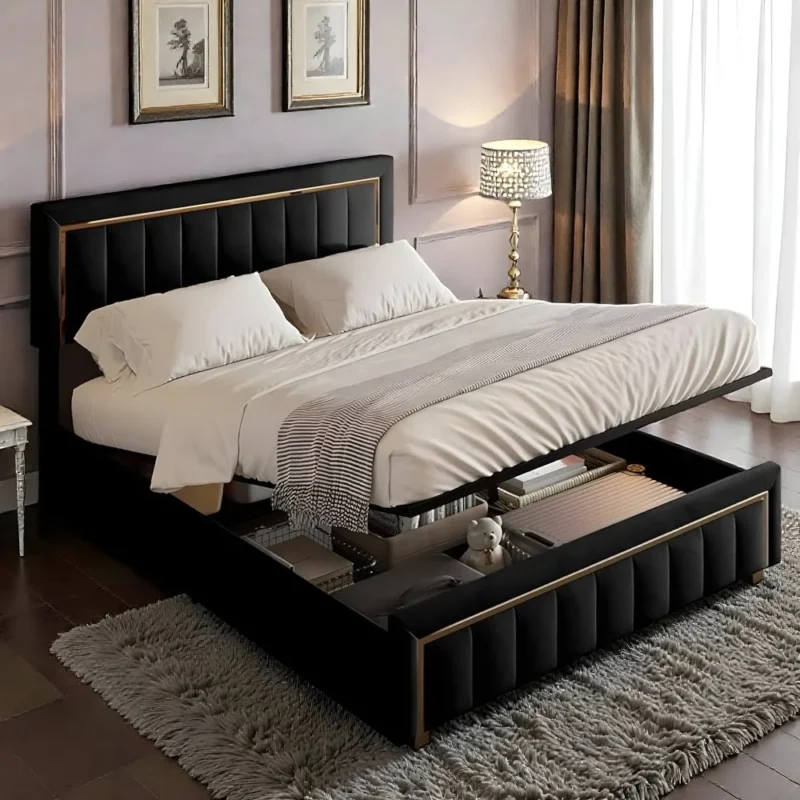 Black Gold Hydraulic Bed