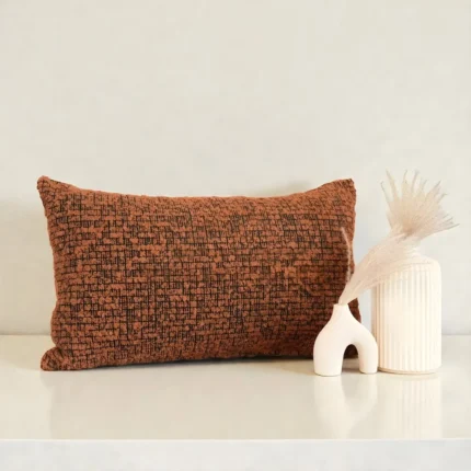 Cinnamon Tweed Lumbar Cushion
