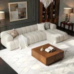Cloud Boucle L-Shaped Sectional Sofa