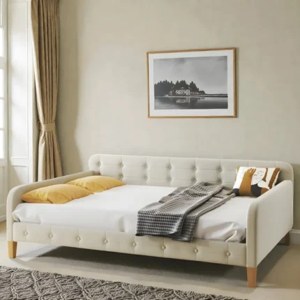 Lumina Tuft Ivory Daybed