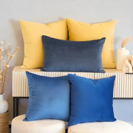 Marigold & Midnight Cushion Set