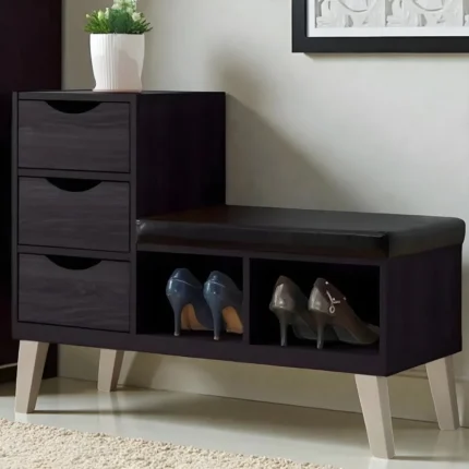 Merrick Haven Shoe Cabinet Bench