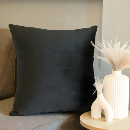 Midnight Black Cushion
