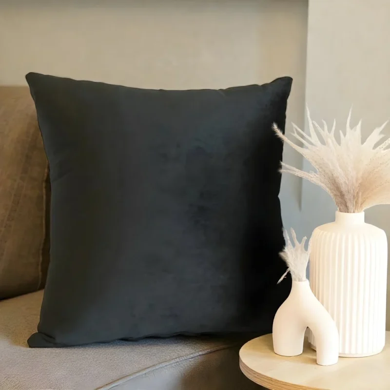 Midnight Black Cushion