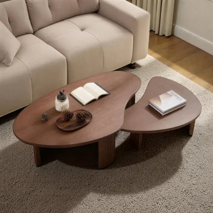 Nested Oval Coffee Table Set