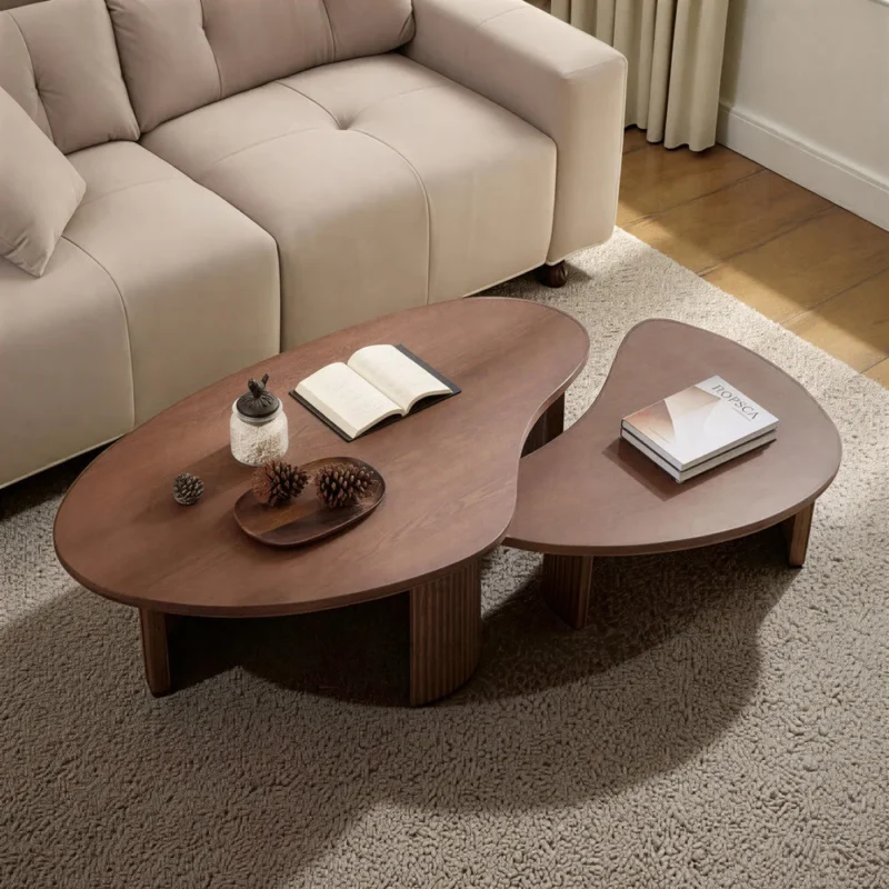 Nested Oval Coffee Table Set