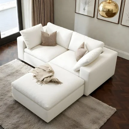 PureCloud White Modular Sectional