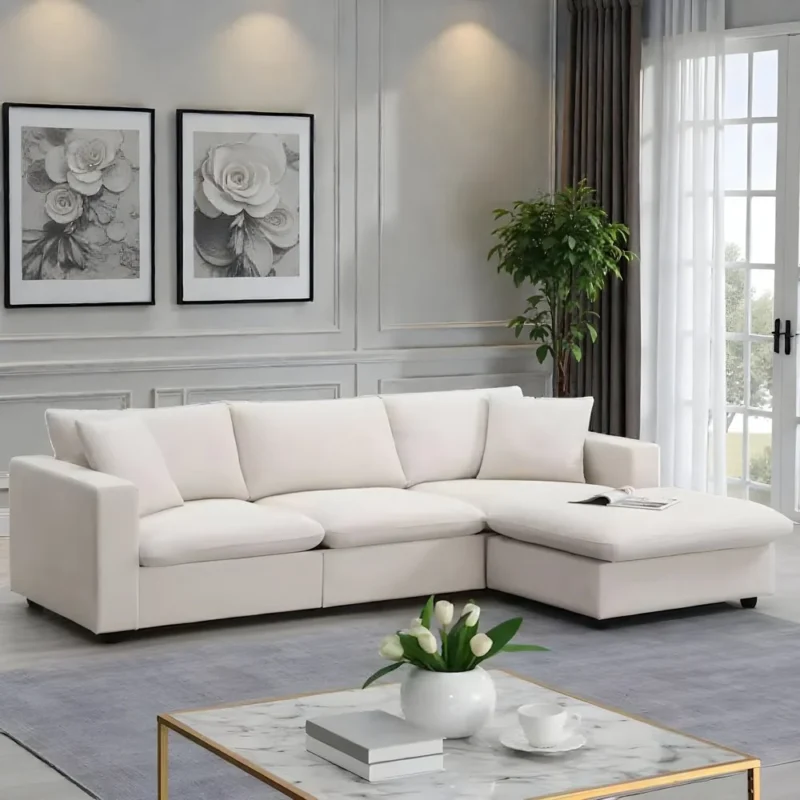 Skye Cloud White Modular Sectional Sofa