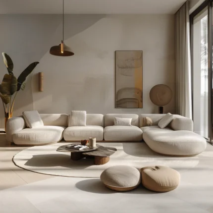 AuraCloud Bouclé Modular Sectional