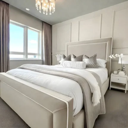 Elara Luxe Upholstered Bed Frame