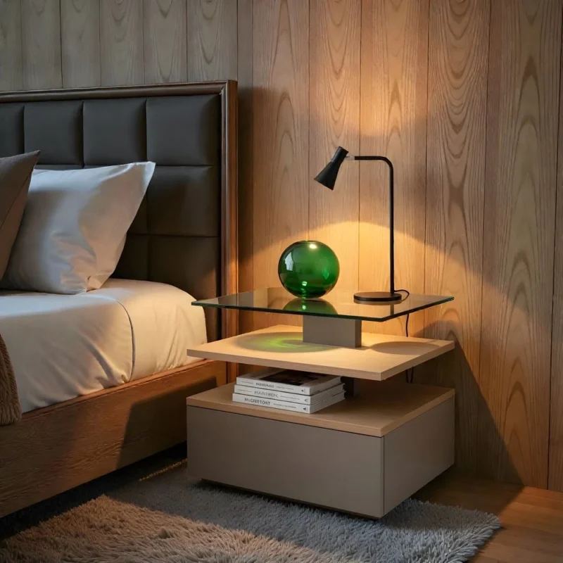 Levitate Glass Nightstand