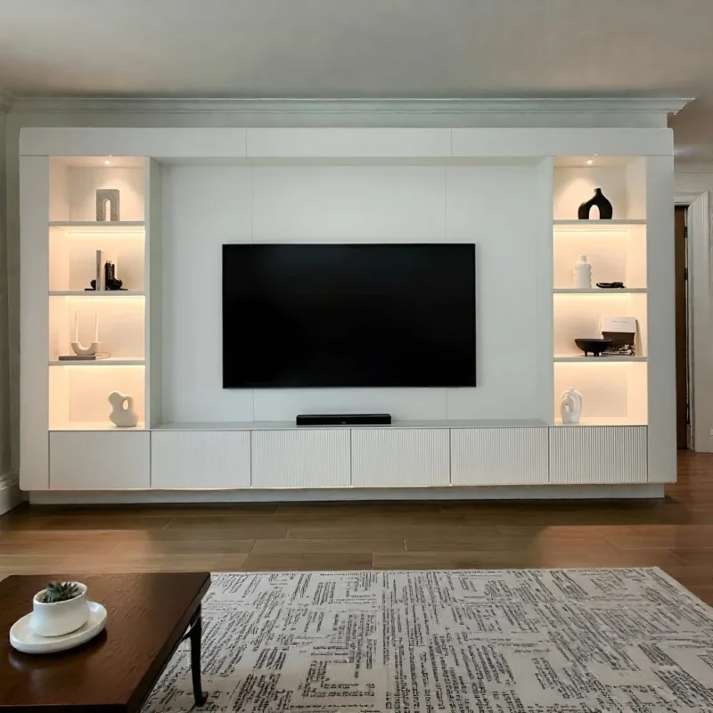 Lumina Fluted Entertainment Wall