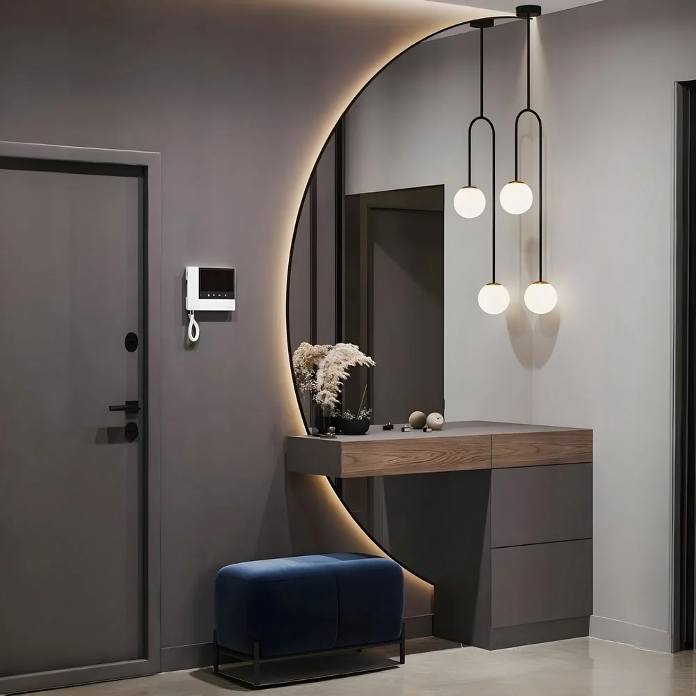 Luxury Arched LED Vanity Dressing Table Set